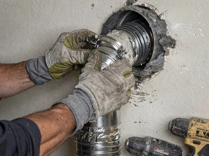 Dryer Vent Hose Installation in Horizon West