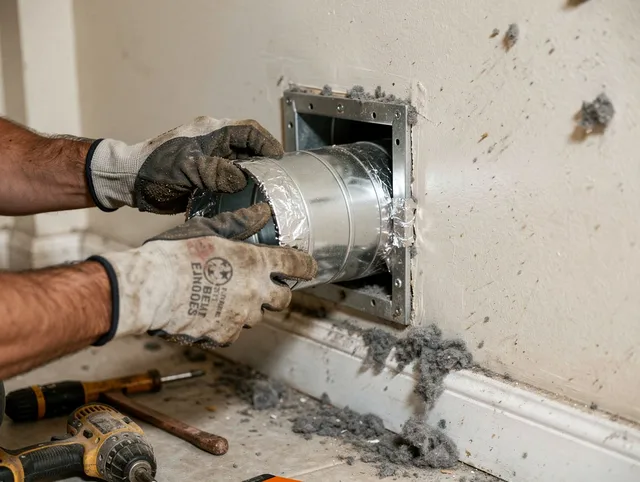 Professional dryer vent repair and installation by Horizon West Dryer Vent Cleaning in Horizon West